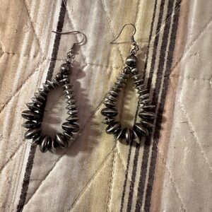 Lot of Faux Navajo Saucer Earrings and Navajo Pearl Earrings